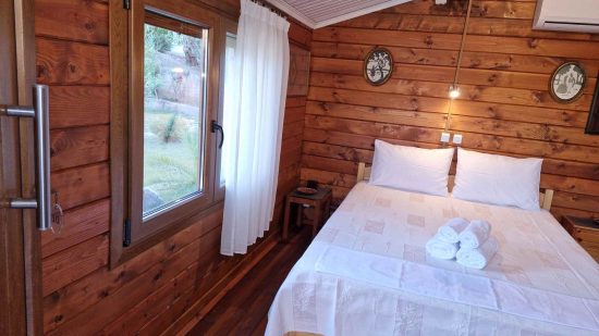 Wooden House Double Bed