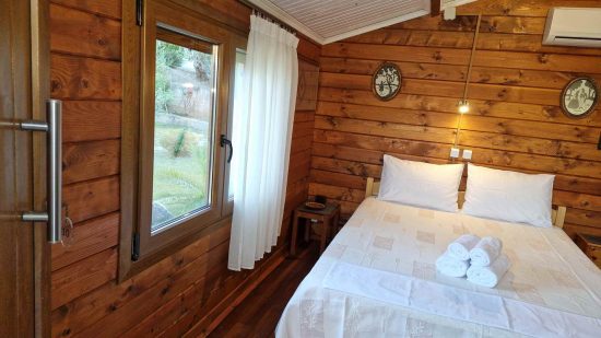 Wooden House Double Bed